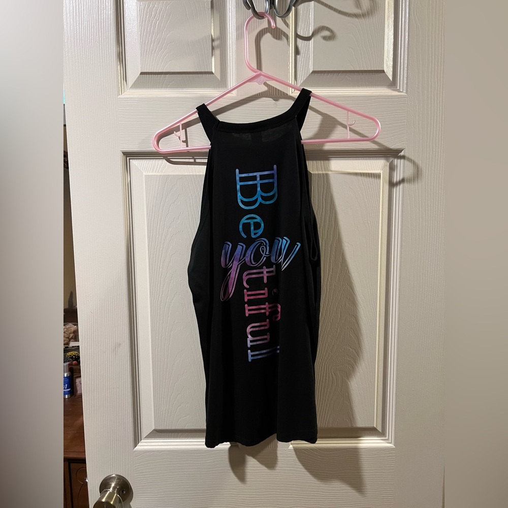 Rocker Tank Top Black Large